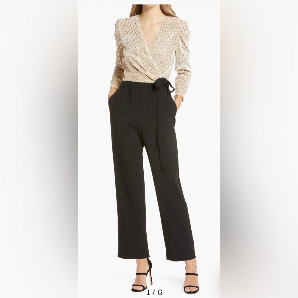 Julia Jordan Sequin Jumpsuit
